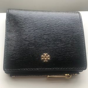 Tory Burch Black Patent Wallet